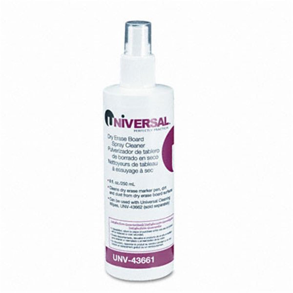Universal Battery Universal Dry Erase Board Spray Cleaner 8oz Spray Bottle 43661